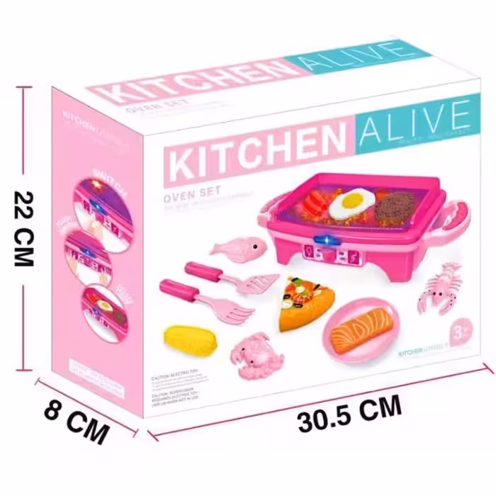 ست اسباب بازی آشپزخانه مدل فر  کد 5547-4