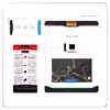 برچسب پوششی ماهوت مدل Graphite-Gold-Marble مناسب برای تبلت سامسونگ Galaxy Tab S2 8.0 2015 T715
