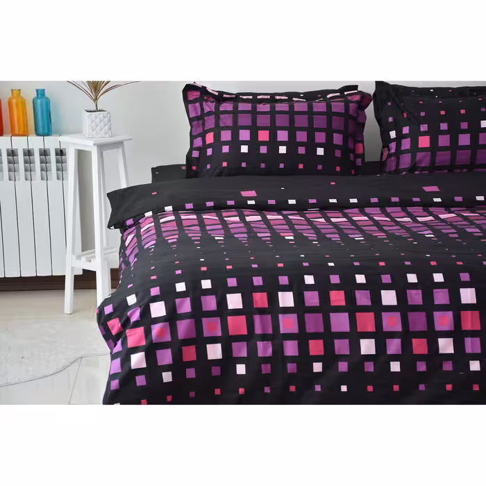 سرویس ملحفه بومرنگ مدل Fakher دونفره 4 تکه