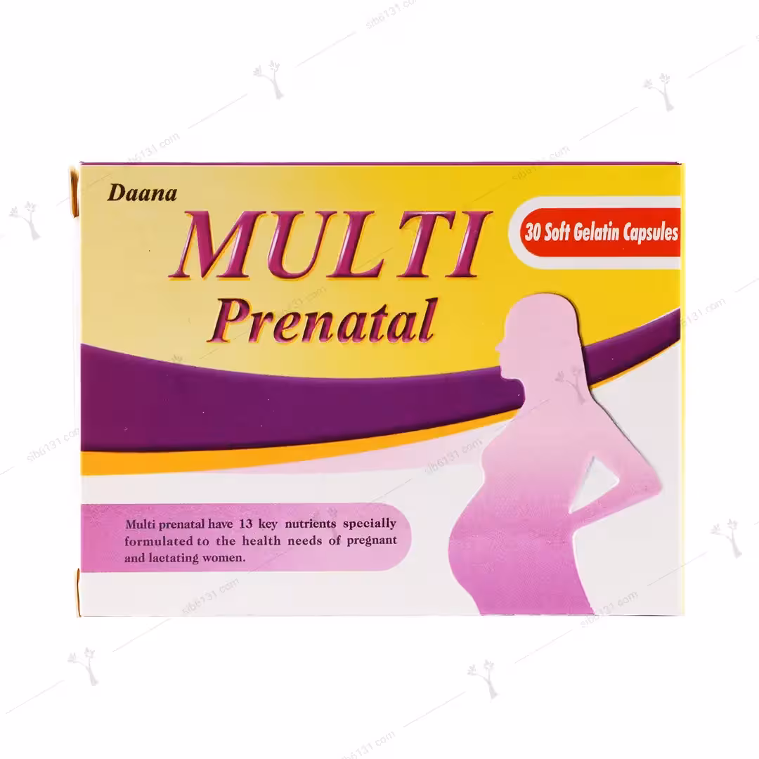 کپسول ژلاتینی نرم مولتی پریناتال دانا 30 عددی