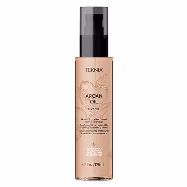 روغن آرگان خشک لاکمه سری Teknia مدل Argan Oil مناسب موهای معمولی و خشک حجم 125 میل