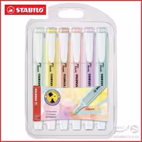هایلایتر سویینگ کول پاستلی استابیلو بسته شش عددی  STABILO Pastel Swing Cool  Set of 6