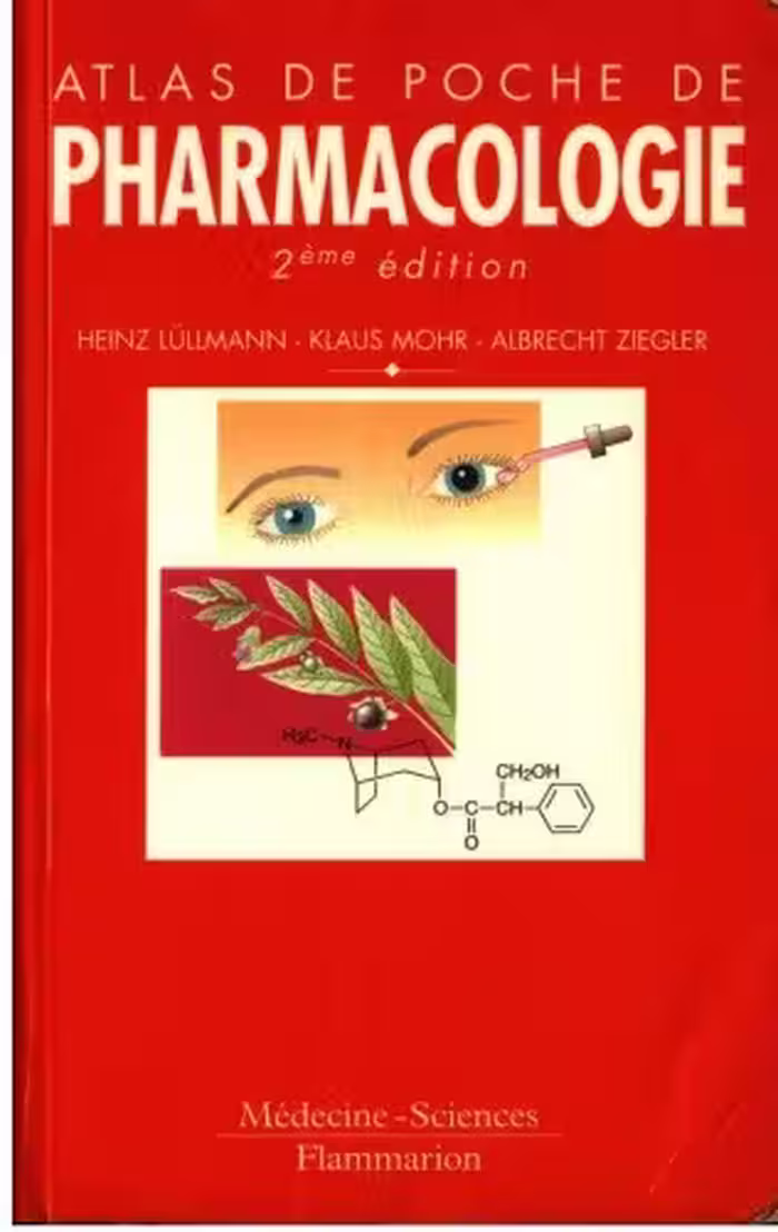 خرید و دانلود نسخه کامل کتاب Atlas de poche de pharmacologie