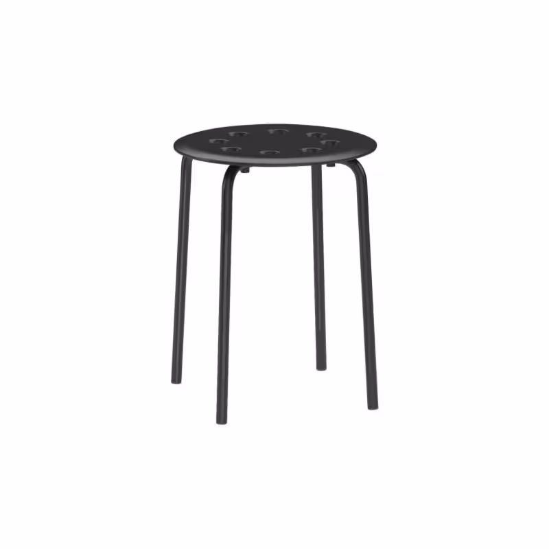 چهارپایه فلزی مشکی ایکیا MARIUS