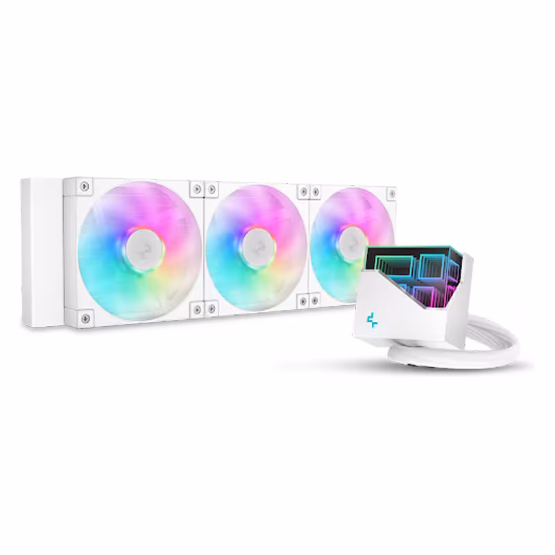 سیستم خنک کننده آبی پردازنده دیپ کول مدل Deepcool LT360 WH ARGB
