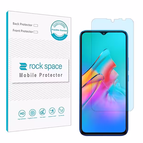 گلس اینفینیکس Smart HD 2021 مدل نانو هیدروژل آنتی بلو برند راک اسپیس کد S