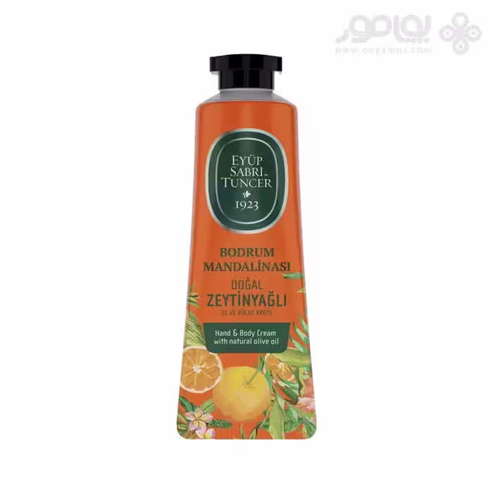 کرم دست و بدن ایوب صبری حاوی عصاره پرتقال ماندارین و روغن زیتون طبیعی