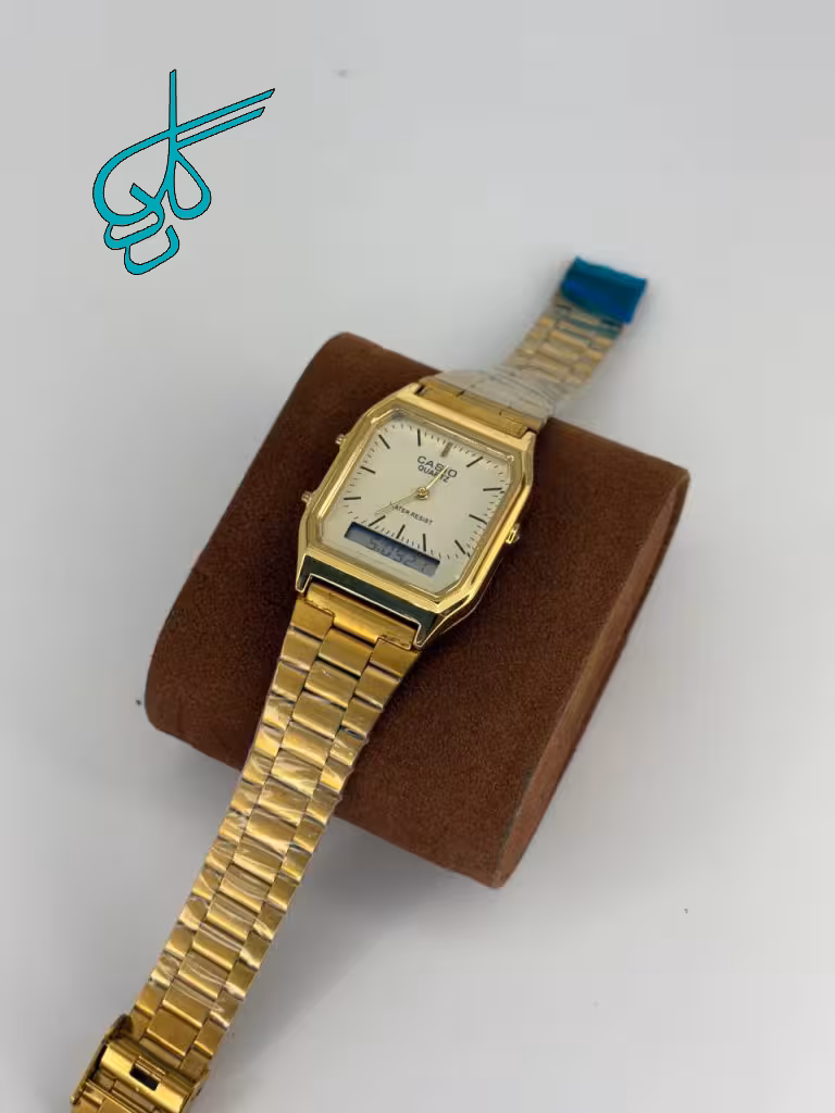 خرید ساعت مردانه کاسیو دو زمانه نوستالژی کیفیت عالی رنگ ثابت کد 1923748 - ردگل