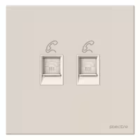 Avent – سوکت تلفن دوبل – RJ11 – سفید