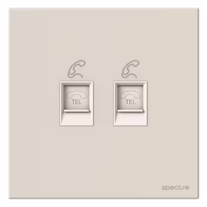 Avent – سوکت تلفن دوبل – RJ11 – سفید