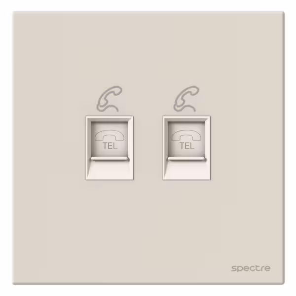 Avent – سوکت تلفن دوبل – RJ11 – سفید