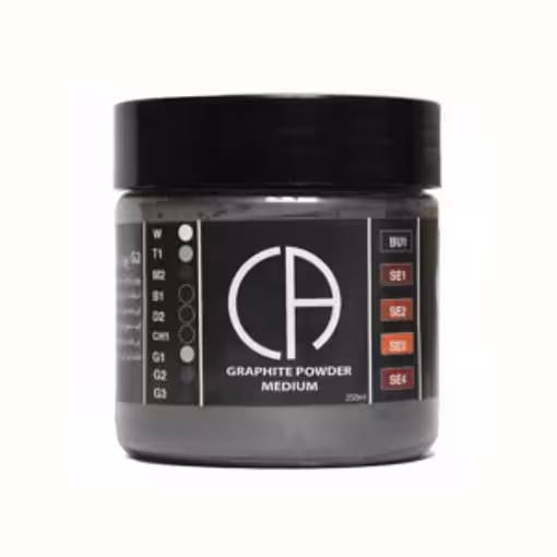 پودر گرافیت متوسط کلارک کد G2 حجم 250 میلی لیتر