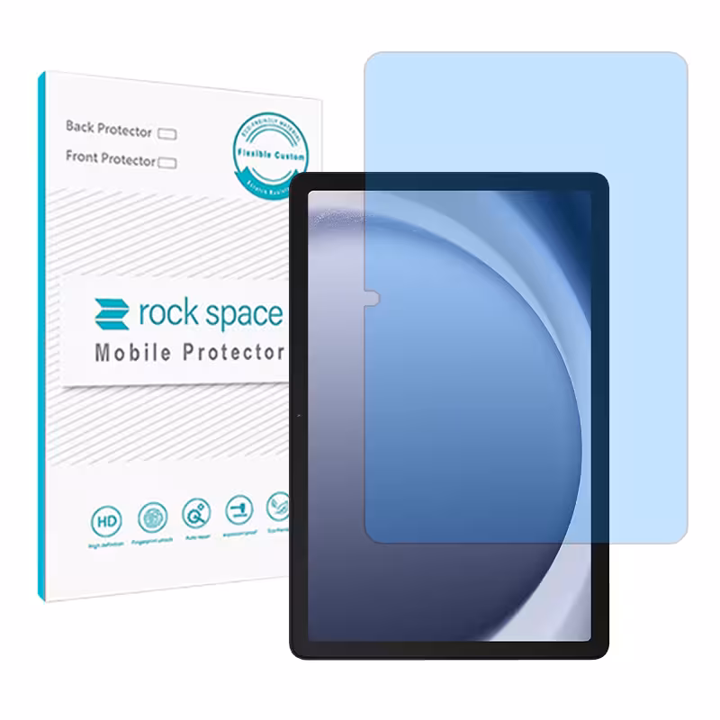 گلس تبلت سامسونگ  Galaxy Tab A9 مدل نانو هیدروژل آنتی بلو برند راک اسپیس کد L
