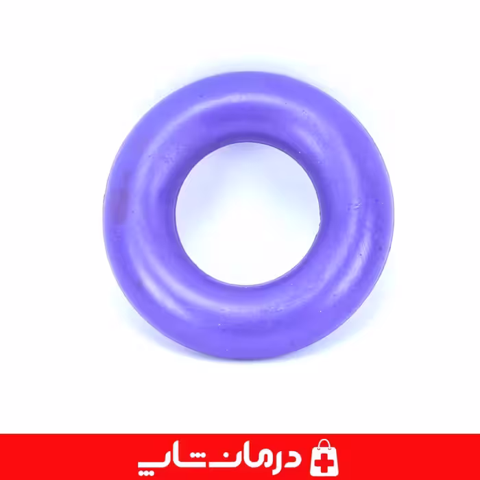 خرید لاستیک حلقه ای دست 9 سانتی متر حلقه دست ورزی مچ بنفش