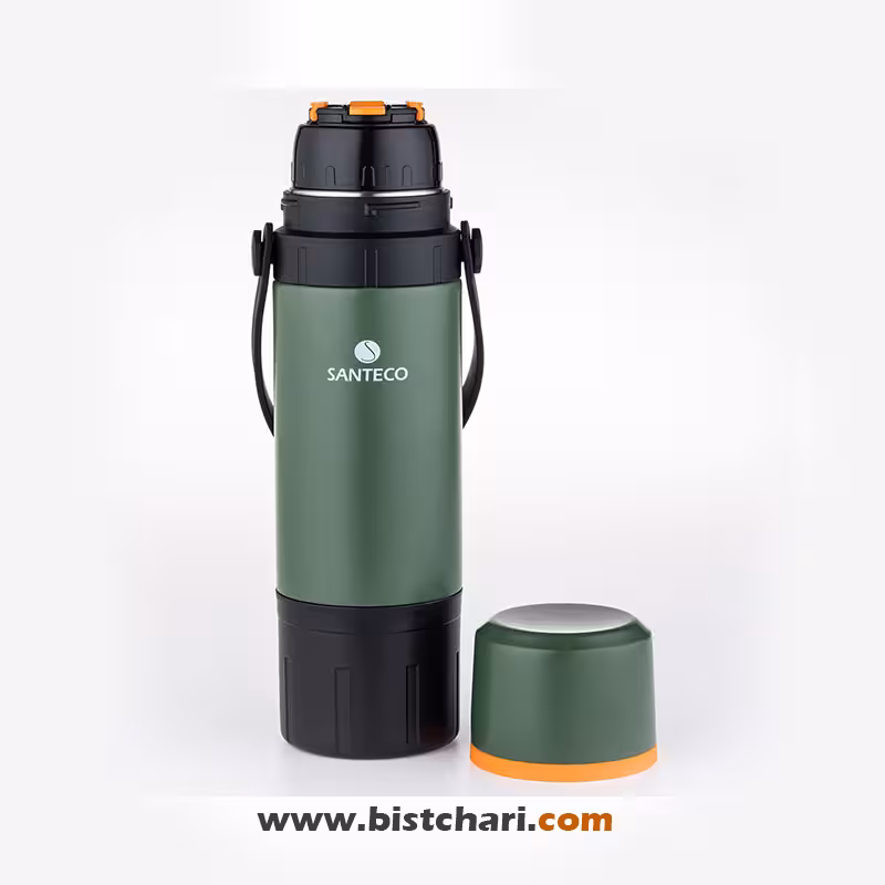 فلاسک دوجداره 650 میلی لیتر مدل Kafe برند سانتکو Santeco