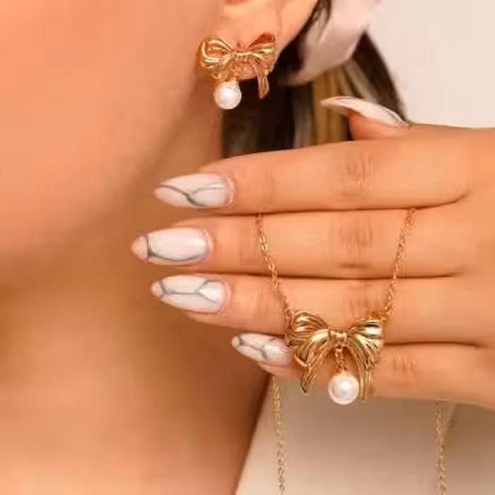 نیم ست پاپیونی مجلسی برند YSX کد 398..