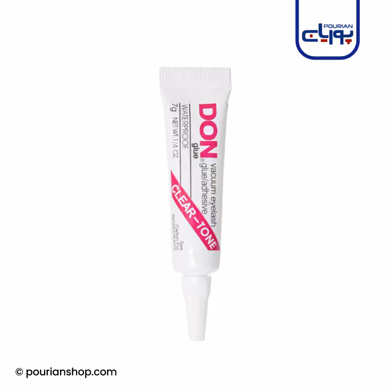 چسب مژه مصنوعی ضد آب بی رنگ دان