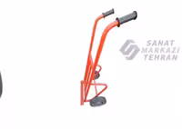 چرخ دستی حمل جدول با چرخ آهنی