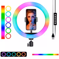 رینگ لایت مدل RGB LED MJ33