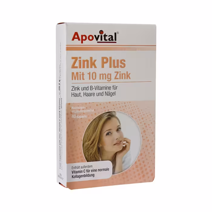 کپسول زینک پلاس آپوویتال 40عدد | Apovital zinc plus Mit 10 mg
