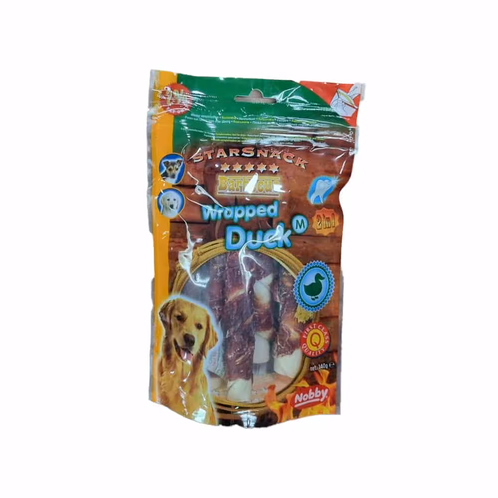 تشویقی سگ نوبی مدل استخوان دورپیچ در دو سایز مختلف