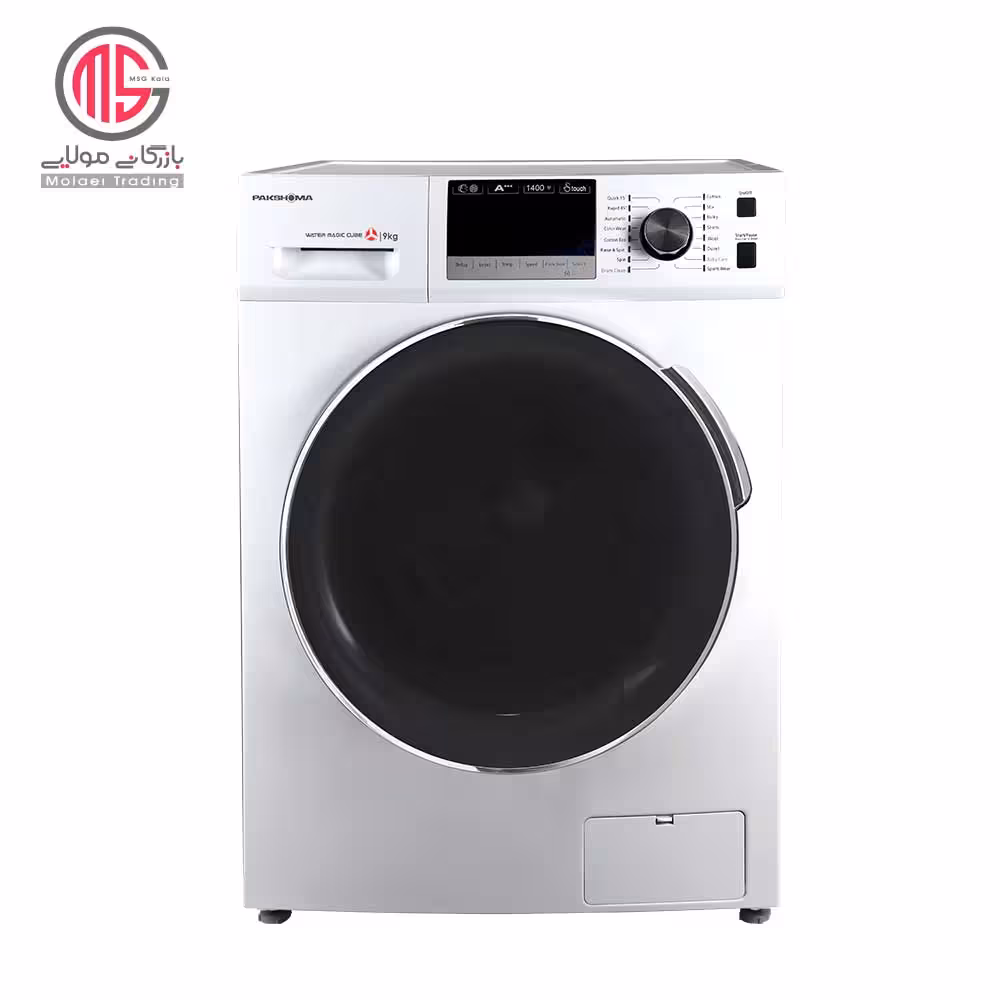 ماشین لباسشویی 9 کیلویی پاکشوما مدل BWF-40906 WT