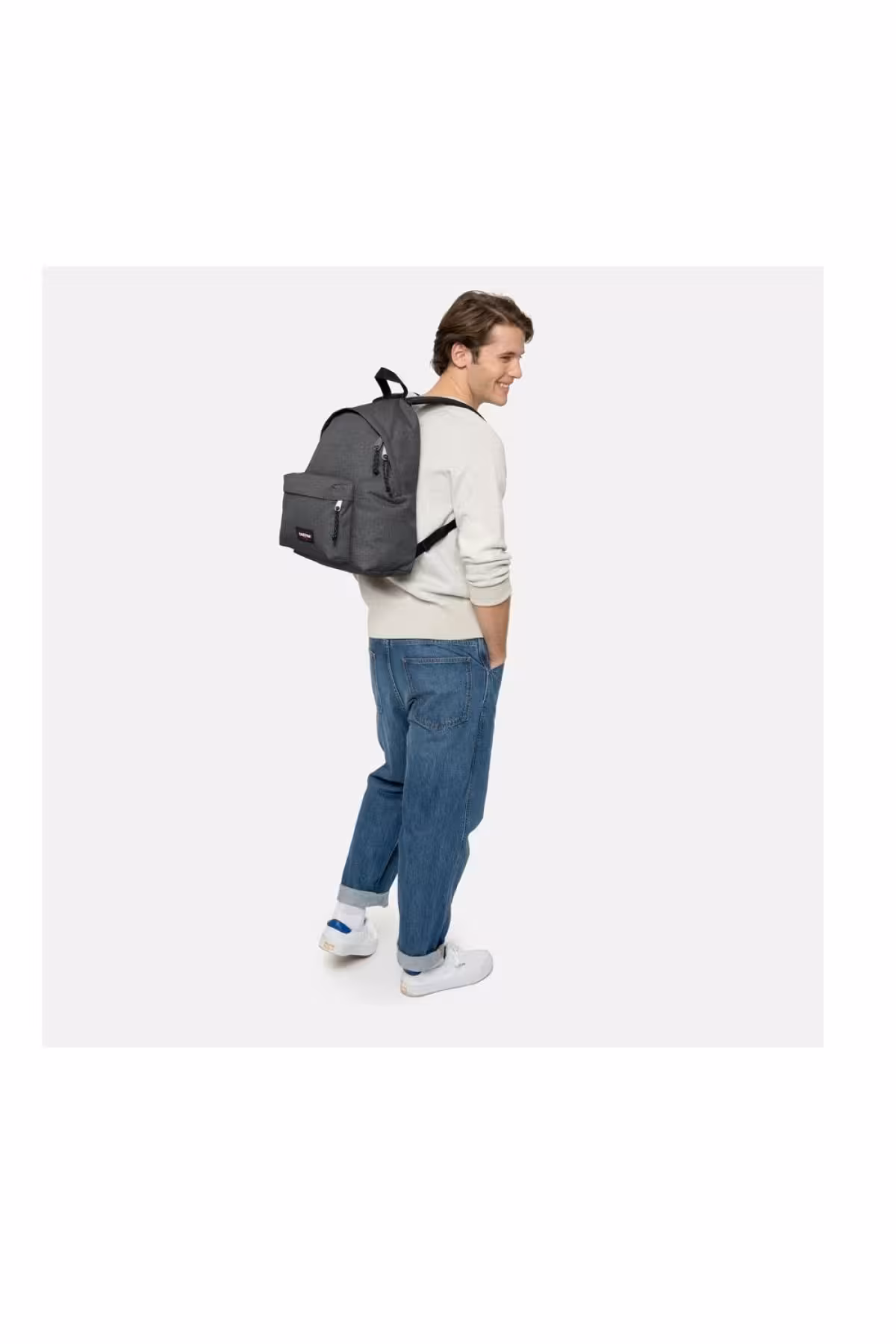 کیف مدرسه چند رنگ مردانه و زنانه کوله پشتی جین سیاه PAK'R Eastpak