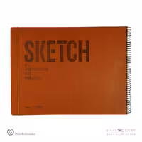 دفترطراحی60برگA3کاغذ127گرم پیل سری اسکچ