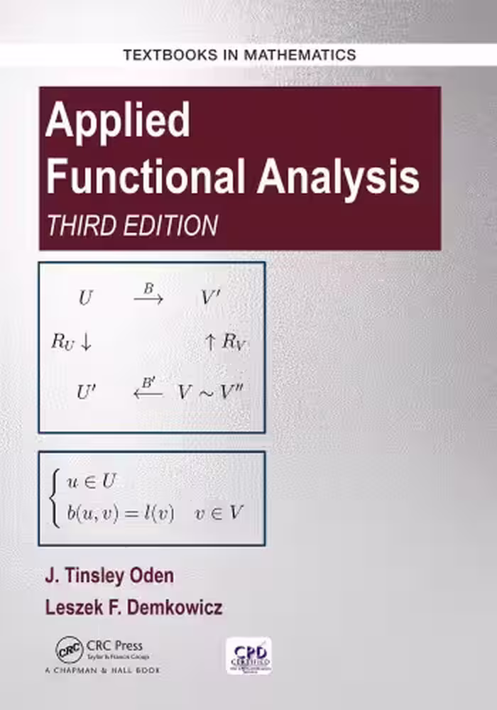 خرید و دانلود نسخه کامل کتاب Applied functional analysis