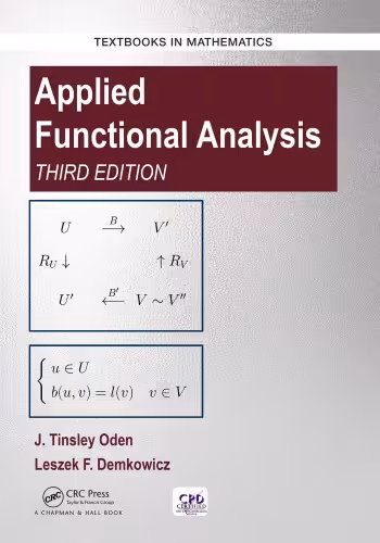 خرید و دانلود نسخه کامل کتاب Applied functional analysis