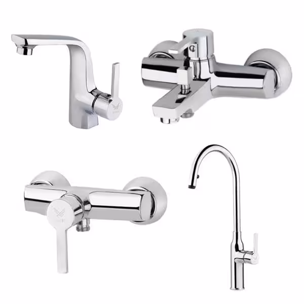 ست شیرآلات شاهین مدل کژال