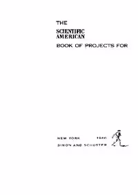 خرید و دانلود نسخه کامل کتاب The Scientific American book of projects for the amateur scientist