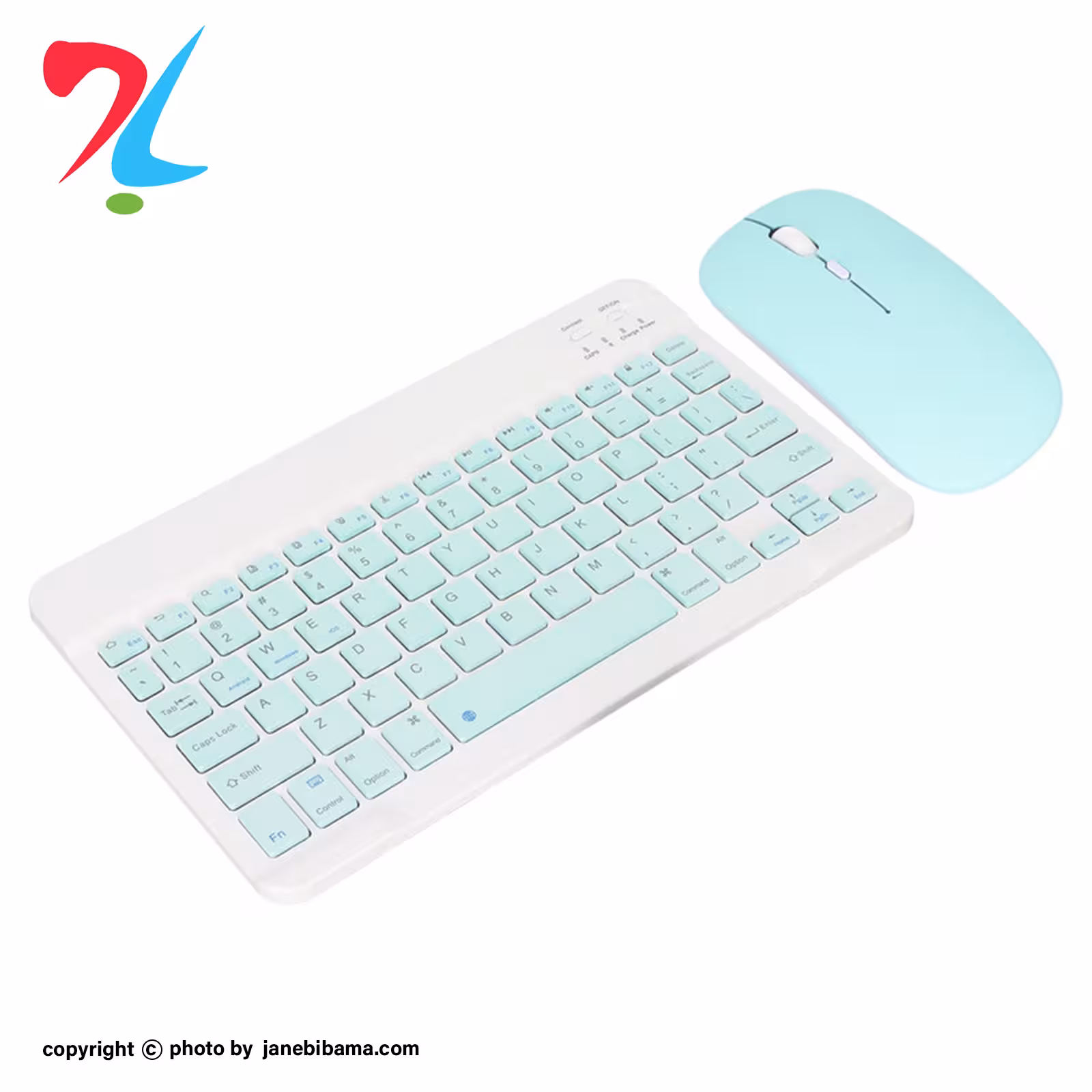 ست ماوس و کیبورد بلوتوثی KIT مدل Rechargeable Ultra-Slim - سبز
