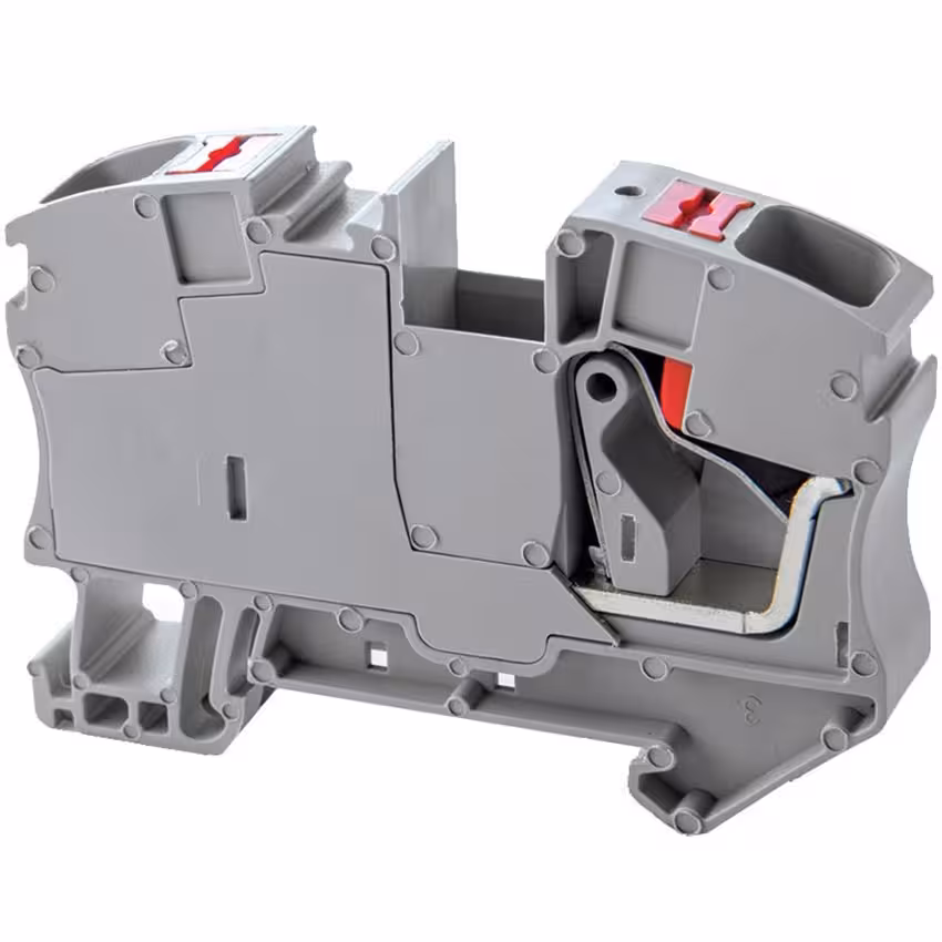 ترمینال ریلی سری فشاری 2 به 2 سایز 2.5 رعد