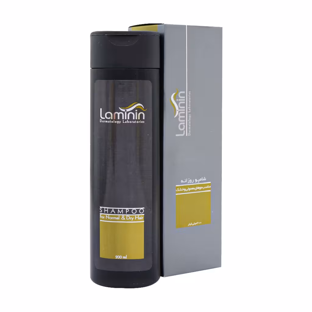 شامپو روزانه لامینین مناسب موهای معمولی تا خشک | 200 میلی لیتر