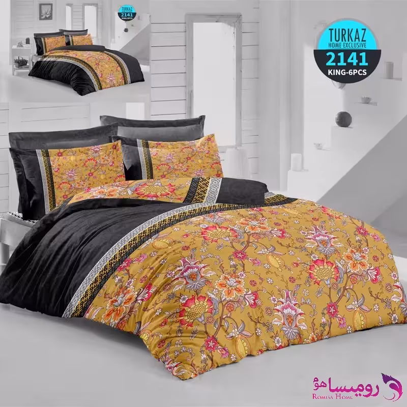 قیمت و خرید روتختی طرح افشون دونفره برند ترکاز کد 2141