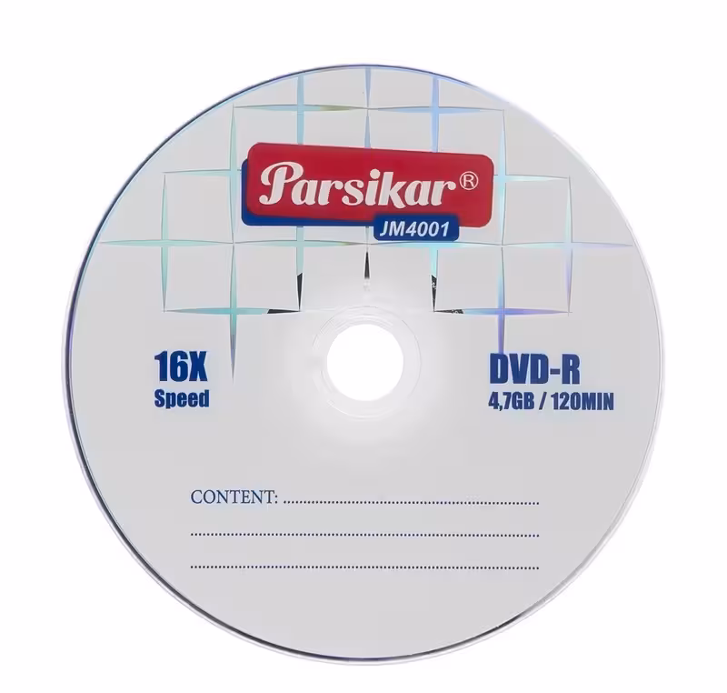 dvd پارسیکار j4001 با بالاترین گرید نوری A