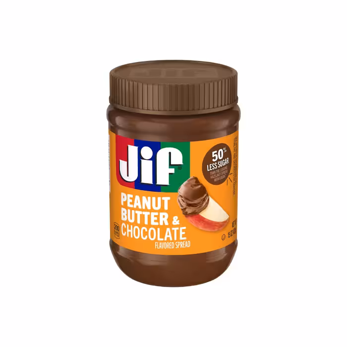 کره بادام زمینی شکلاتی جیف Jif وزن 454 گرم