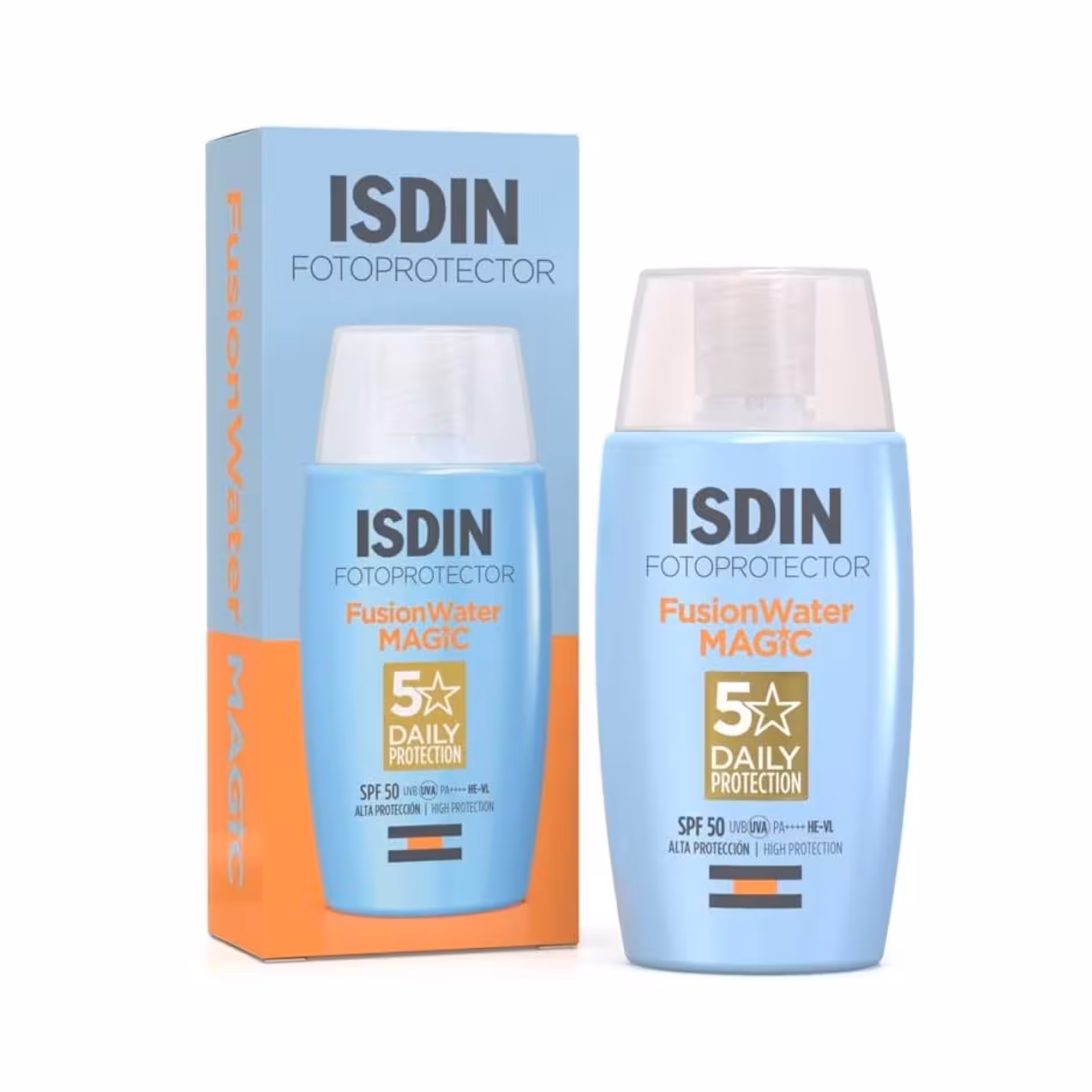 ضد آفتاب ایزدین فیوژن واتر مجیک بی رنگ حجم 50 میل ISDIN