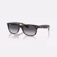 قیمت و خرید عینک آفتابی فریم هاوانا مات با لنز آبی ری بن مدل NEW WAYFARER CLASSIC اورجینال