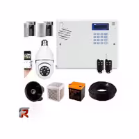 پکیج دزدگیر اماکن سایلکس مدلSG8-LITE دوربین لامپی