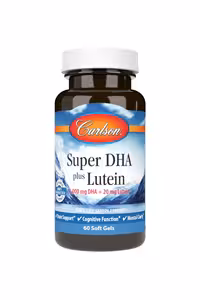 سافت‌ ژل تقویت مغز و بینایی Super DHA برند Carlson - بسته 60 عددی