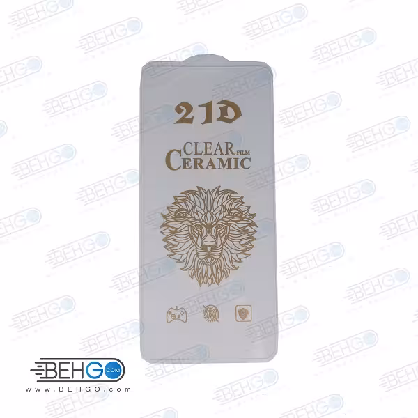 گلس سامسونگ A11 گلس نانو بدون حاشیه مدل 21D سرامیکی گوشی A11 محافظ صفحه نمایش نشکن سرامیکی Original Nano Flexible Ceramic Full Coverage Screen Protector Samsung A11