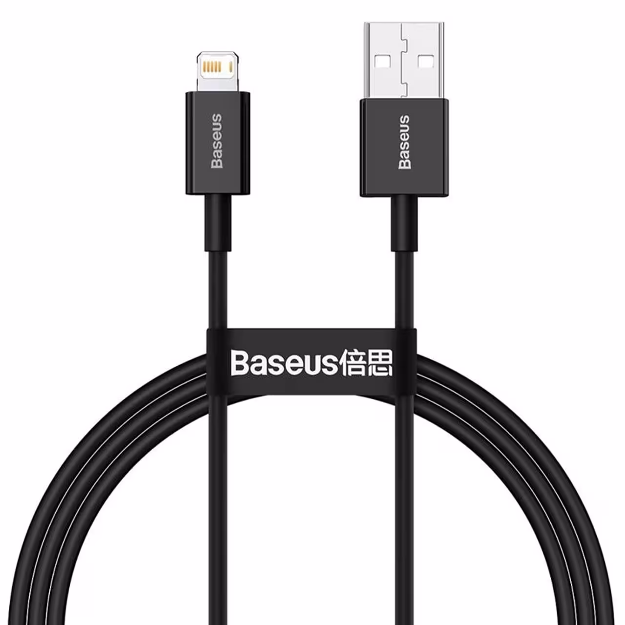 کابل تبدیل USB به لایتینیگ بیسوس مدل CALYS طول 25 سانتیمتر توان 2.4 آمپر