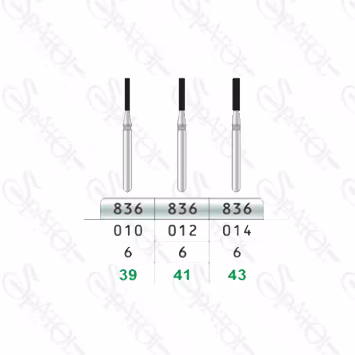 فرز الماسی توربین تراش FLAT END CYLINDER 836 تیزکاوان TEES KAVAN