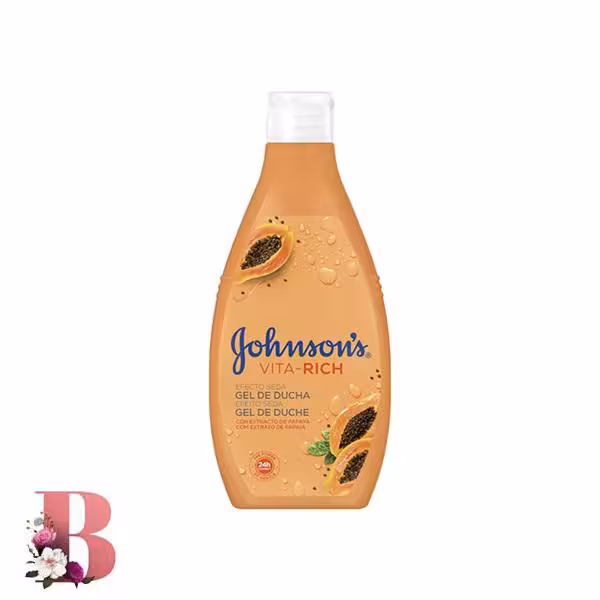 شامپو بدن جانسون با عصاره پاپایا غنی از ویتا 400 میلی لیتر | Johnsons Body Wash Vita Rich 400ml