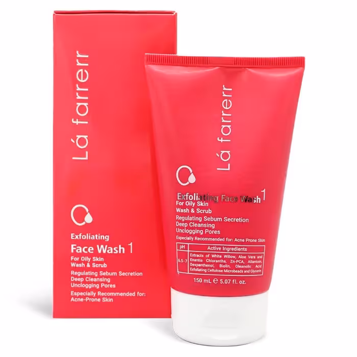 ژل شستشوی صورت لافارر با اثر لایه برداری