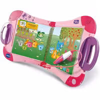 کتاب الکترونیکی آموزش الفبای انگلیسی اعداد و رنگها VTech MagiBook Starter Pack 602155 Pink
