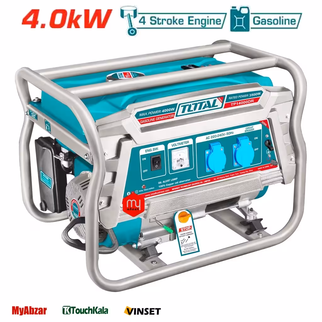 موتور برق بنزینی توتال مدل TP14000DR