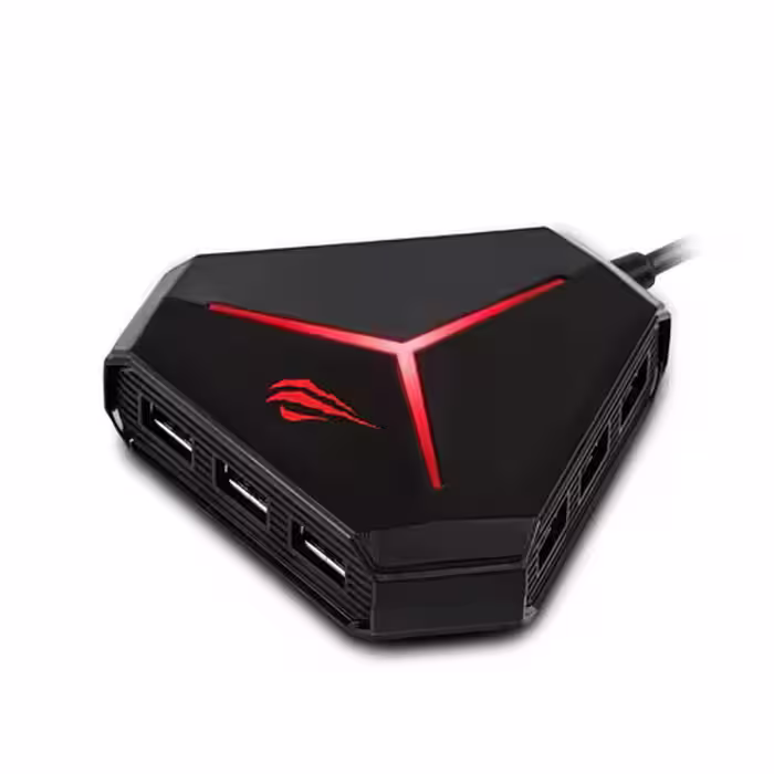 هاب و رم ریدر هویت مدل HAVIT H95 10PORT USB3